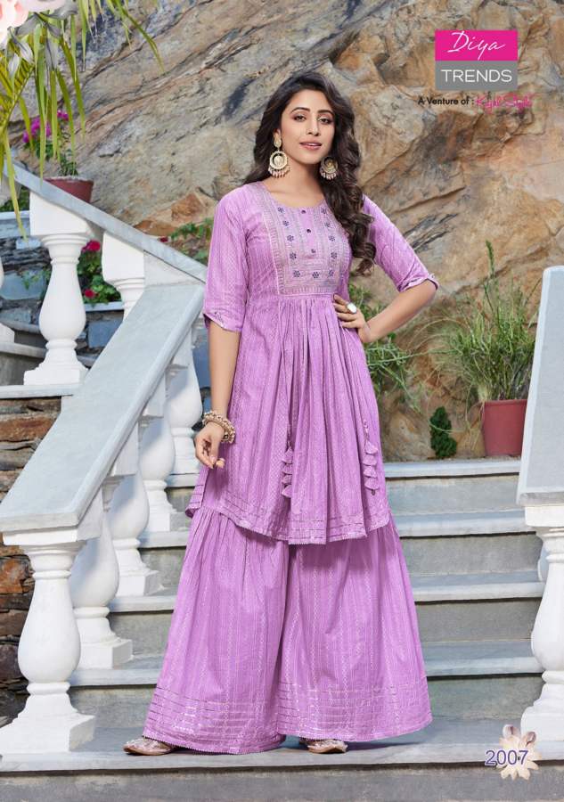Festival Tadka 2 Heavy Rayon Exclusive Wear Fancy Kurti With Sharara Collection